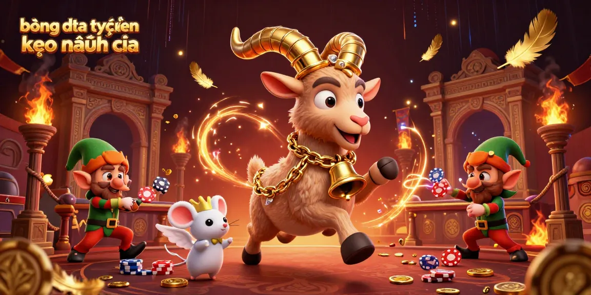 Experience bóng đá trực tuyến kèo nhà cái in a dynamic scene with fantasy characters amidst vibrant betting action